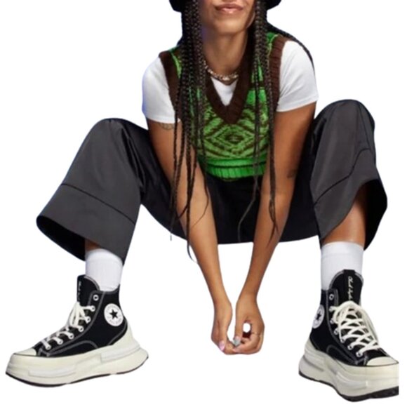 Converse Unisex Run Star Legacy CX Hi Top Skull Sneakers - Picture 7 of 8